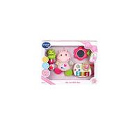 My First Gift Set New Baby Gifts | Newborn Baby Toys Including Hippo Animal Plush, Baby Teether, | 0, 6, 12 Months + for Boys & Girls, Pink, English