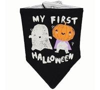 My First Halloween Baby Bibs 0-6 Months Newborn Boy Girl Pumpkin Feeding Dribble Bib For Weaning 0-3 Months