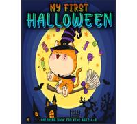 My first halloween coloring book for kids ages 4-8: Large Print - Big Coloring activity book for Boys and Girls with cute and not so scary Cats, Bats, ... and much more | Trick or Treat book for Kids