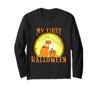 My First Halloween Funny Halloween Costume for Kids Graphic Long Sleeve T-Shirt