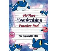 My First Handwriting Practice Pad for Preschool Kids: lined Writing Paper for Kids Kindergarten, Blank Handwriting Practice Pages with Dotted Mid-Lines,110 Large Pages 8.5 x 11