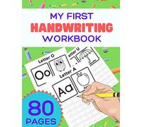 My First Handwriting Workbook: For Kids Starting to Practice Handwriting (80 pages)