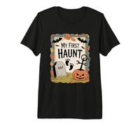 My First Haunt Funny Baby's First Halloween Pun Premium T-Shirt