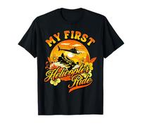 My First Helicopter Ride Tropical Island Vacation T-Shirt