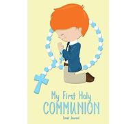 My First Holy Communion Lined Journal: Red Haired Boy