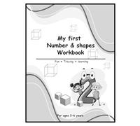 My First Kids Activity Book - Tracing and Learning: Alphabet, Numbers, Coloring and Fun Activities Workbook for Ages 3-6