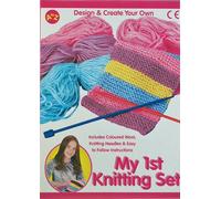 My First Knitting Set - Girls Creative Junior Craft Kit