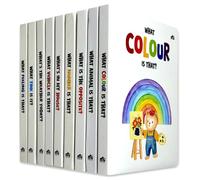 My First Learning Books - 9 Book Collection | Colours, Animals, Opposites, Numbers, Home, Vehicles, Weather, Time & Feelings | Early Learning Books for Toddlers