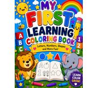 My First Learning Coloring Book!