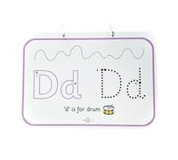 My First Letter Formation Book, A4 Alphabet Tracing wipe clean Book for Children 2-5 Years, Uppercase and Lowercase Letters with pencil control activities, Pen and binder rings, Sounds Fun Resources