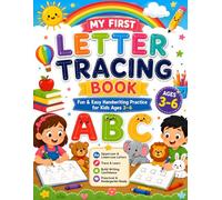 My First Letter Tracing Book: Fun & Easy Handwriting Practice for Kids Ages 3-6 | Learn Uppercase & Lowercase Letters