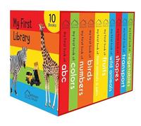 My First Library: Boxset of 10 Board Books for Kids (Early Learning)