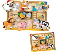 The Learning Journey: My First Lift & Learn - On The Farm - Early Active Puzzle Intellectual Development - Boys & Girls Puzzle Play Toddler Toys & Gifts for Ages 2-5 Award Winning
