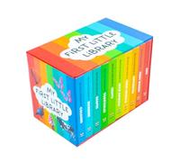 My First Little Library 10 Books Set Collection: (ABC, Shapes, Numbers, First Words, Opposites, Wild Animals, Fruits, Vegetables, Fram Animals, Colours)