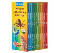 My First Little Library 20 Books Set Collection (Toys, Food, Things at Home, Baby objects, Sea Animals and More)