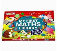 My First Maths Library set of 6 books Level 1-3 (Numbers and Shapes, Basic Arithmetic, Basic Geometry, Fractions, Telling Time & Let's Measure)