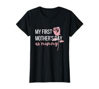 My First Mother's Day As A Mummy Cute New Mum Rose Keepsake T-Shirt
