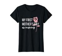 My First Mother's Day As A Mummy Cute New Mum Rose Keepsake T-Shirt