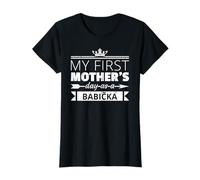 My First Mother's Day as Babicka Grandma Vintage T-Shirt