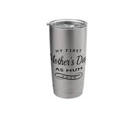 My First Mother's Day As Mum 2026 Celebration Stainless Steel Insulated Tumbler