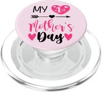 My First Mothers Day Outfit Mommy 1st Time Mom Happy Mother PopSockets PopGrip for MagSafe