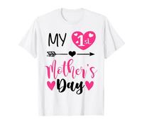 My First Mothers Day Outfit Mommy 1st Time Mom Happy Mother T-Shirt