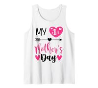 My First Mothers Day Outfit Mommy 1st Time Mom Happy Mother Tank Top