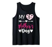My First Mothers Day Outfit Mommy 1st Time Mom Happy Mother Tank Top