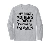 My First Mother's Day Powered By Love & Chaos - Mama Long Sleeve T-Shirt