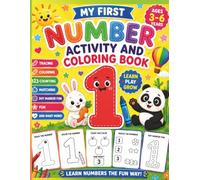 My First Number Activity and Coloring Book: Trace, Count, Match, Color & Learn Numbers 1 to 20 (Pebble Nest Coloring Collection)