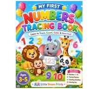 MY FIRST NUMBER TRACING BOOK: Learn • Trace • Count • Color