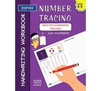 My First Number Tracing Practice Workbook for Kids Age 3-5: Learn to Write Numbers, 0 to 100 Numbers, Handwriting Activity Book for Pre-school, Early-years