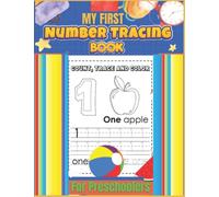 My First Number Tracing Workbook: My First Preschool Skills Workbooks | Number Tracing Book for Preschoolers, Toddlers | Practice Pen Control With ... Great Math Activity Workbook For Boys & Girls