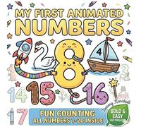 My First Numbers Coloring Book: Learn Numbers 1 to 19 Through Fun Coloring Pages | Big Bold Designs for Little Hands | Number Activity Book for Kids Ages 1, 2, 3, 4, 5 and 6