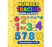 My First Numbers Trace and Count Book for Toddlers Ages 2-4: Fun and Easy Number Tracing, Counting and Coloring Book for Preschool Kids (Little Learners Trace & Learn Series)