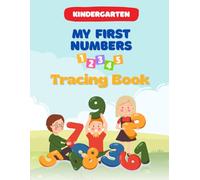My First Numbers Tracing Book: Preschool Number Tracing and Colouring Activity Workbook for Ages 3-5 (Sunny Sprout Early Learning Series)
