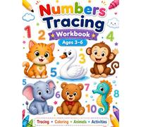 My First Numbers WorkBook: Color, Trace, Count & Learn with Animal Number Shapes | Fun Preschool Learning for Kids Ages 3-6