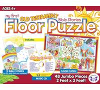 My First Old Testament Bible Stories Floor Puzzle & Music CD