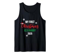 My First One As A Nanny 2025 Promoted Christmas New Nan Tank Top