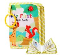 My First Photo Album, 17 6x4 Photos Baby My First Photo Book - Baby Memory Book, Cloth Photo Album Keepsake, Soft Fabric