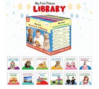 My First Picture Library Box Of 12 (Pre-School Books) | Gift Set For Kids in Blue : Educational board books for kids, Early Learning Library box set, Board Books for Preschoolers
