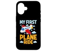 My First Plane Ride Airplane Flight Graphic Kids Men Women Case for iPhone 16