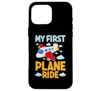 My First Plane Ride Airplane Flight Graphic Kids Men Women Case for iPhone 16 Pro Max