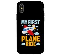 My First Plane Ride Airplane Flight Graphic Kids Men Women Case for iPhone X/XS