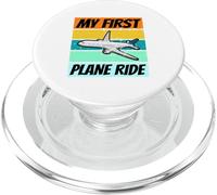 My First Plane Ride Airplane Toddler 1st Flight Aviation PopSockets PopGrip for MagSafe