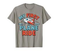 My First Plane Ride Cute Travel Airplane Family Trip Fun Fly T-Shirt