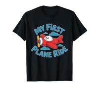 My First Plane Ride Cute Travel Airplane Family Trip Fun Fly T-Shirt
