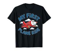 My First Plane Ride Cute Travel Airplane Family Trip Fun Fly T-Shirt