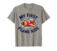 My First Plane Ride Cute Travel Airplane Family Trip Fun Fly T-Shirt