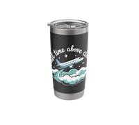My First Plane Ride First Time Flying Adventure Airplane Kid Stainless Steel Insulated Tumbler